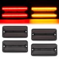 Hecasa Led 4pcs Side Marker Lights For 1968-1972 Chevy Chevrolet C K Series G10 G20 Gmc K15 K1500 Suburban Pickup Amber Front 