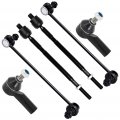 Ocpty New 6-piece Fit For 2007013 Suzuki Sx4-2 Inner Tie Rod End 2 Outer 2 Sway Bar Link