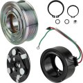 Ac Compressor Clutch Kit For Honda Civic 2006 2007 2008 2009 2010 2011 1 8l L4 With Pulley Electromagnetic Coil Front Plate 