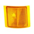 Turn Signal Corner Light Lens For Chevy K2500 1999 2000 Driver Side Lower 2pc Design With Dual Sealed Beam Gm2550144 Amber 