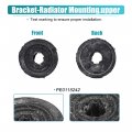 X Autohaux 2pcs Upper Rubber Cushion Bushing Radiator Mount Insulator For Mazda Cx-5 2013-2016 3 2014-2015 6 2014-2016 No