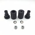 Xkh Group Motorcycle Black No Cut Frame Slider For 2013 2014 Kawasaki Zx-6r Zx6r