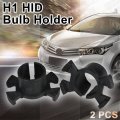 Uxcell Car Vehicle H1 Xenon Hid Bulb Adapter Holder Spare Part 2 Pcs