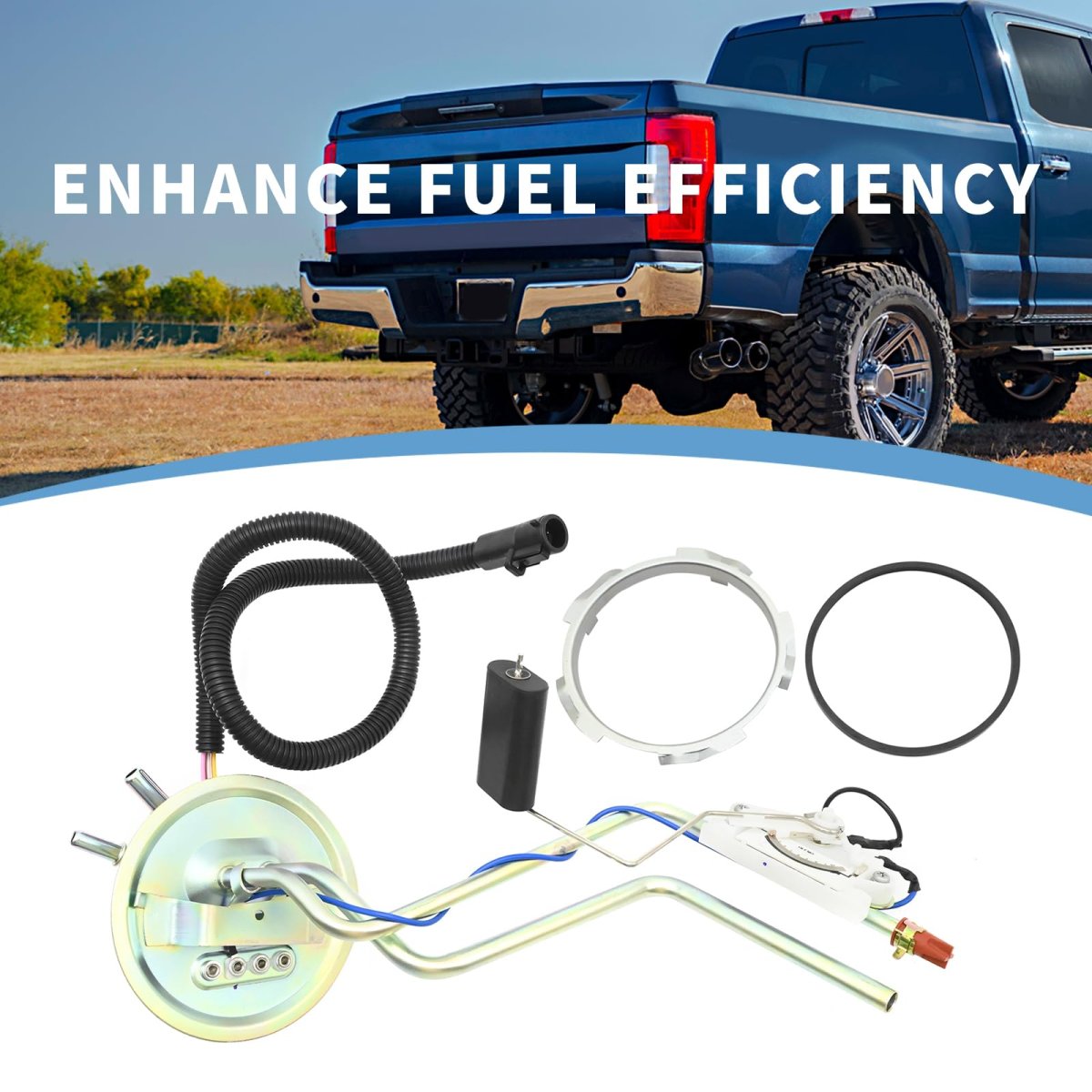 Fmsu-9de Diesel Pickup Fuel Sending Unit For Ford F Series 250 350 Front Mideship Side 19 Gal 1994 1995 1996 1997