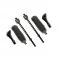 Partsw 6 Pc Steering Front Outer Inner Tie Rod Ends Rack Pinion Bellow Boots Kit Ford Explorer 2006-2010 All Models For Mercury 