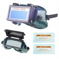 Auto Darkening Welding Goggles With Flip Up Lens For Tig Mig Mma Gas And Plasma Cutting Solar Powered Eye Protection 2 Extra 