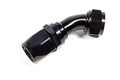 Fragola 224513-bl Black Hose Fitting 
