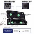 G-plus Led Drl Headlights W O Bulbs Compatible With 2003-2006 Chevy Silverado Avalanche Clear Lens Black Housing Reflector 2