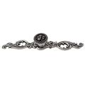 Vicenza Designs Kb1029 Sforza Classical With Backplate Knob Large Antique Silver 