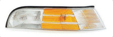 Get Crash Parts Fo2521124 Parking Side Marker Lamp Lx Model Passenger Front Clear Plastic Lens Waterproof Replaces F2az13200b