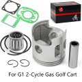 J10-11636-00-00 Oversize 0 5mm Top End Piston Bearing Gasket Ring Kit For Yamaha G1 2-cycle Gas Golf Cart 1978-1989