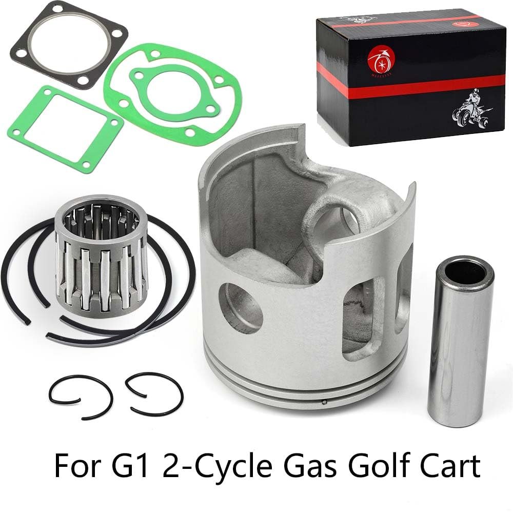 J10-11636-00-00 Oversize 0 5mm Top End Piston Bearing Gasket Ring Kit For Yamaha G1 2-cycle Gas Golf Cart 1978-1989