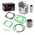 J10-11636-00-00 Oversize 0 5mm Top End Piston Bearing Gasket Ring Kit For Yamaha G1 2-cycle Gas Golf Cart 1978-1989