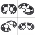 Front Brake Dust Shields Driver And Passenger Side Replacement For Ram 2500 2000-2002 5015129aa 5015128aa 3500