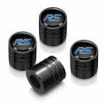 Ipick Image For Ford Focus Rs In Black On Aluminum Cylinder-style Tire Valve Stem Caps
