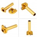 Throttle Twist Grips Universal 7 8 22mm Handlebar Accelerator For Motorcycle Scooter Dirt Bike Gold