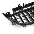 Front Upper Hood Bumper Grille For Mercedes-benz E200 2016-2020 Kidney Grill Black 