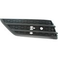 Front Driver Side Lower Bumper Cover Grille For Honda Pilot 2016 2017 2018 Textured Black Abs Plastic With Round Park Hole 
