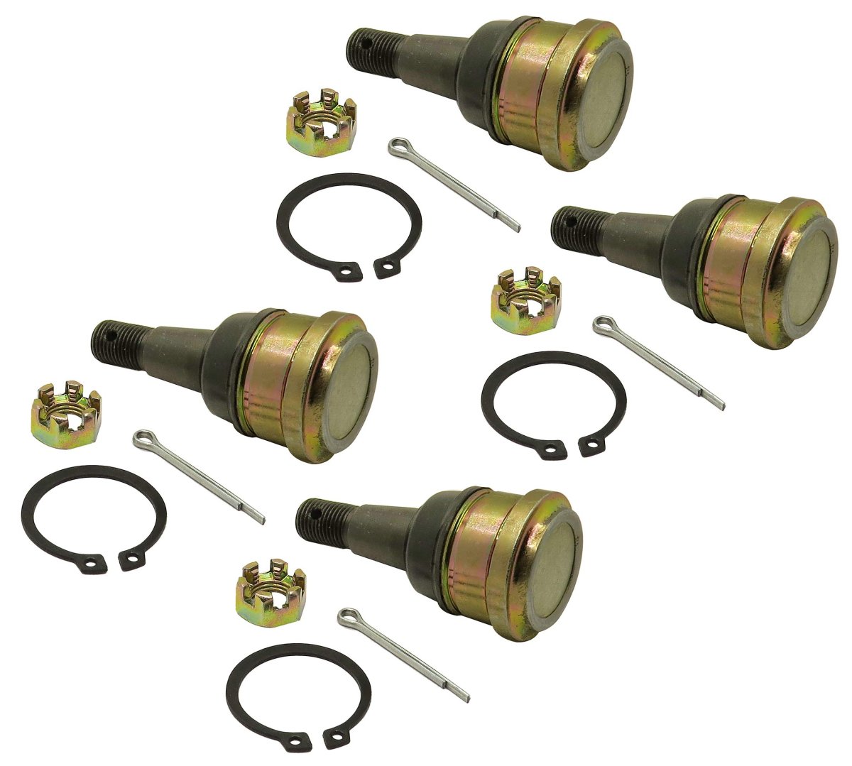 Upper And Lower Ball Joint Set For Polaris Outlaw 525 2007 2011 4 Piece Kit Replaces