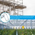 Uxcell Cross-connector Vertical Pipe Clip 8pcs Fit 1-1 4 32mm To Crossover Buckle Steel Cross Clamp For Greenhouse Awning