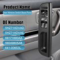 Door Window Switch Bezel Panel For Volkswagen Passat B5 Jetta Bora Golf Mk4 1998-2004 3b1867171e Interior Control Cover Driver