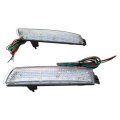 Usonline911 Led Strip Front Bumper Side Marker Lights For 2003-2007 Infiniti G35 Black