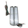 Usonline911 Led Strip Front Bumper Side Marker Lights For 2003-2007 Infiniti G35 Black