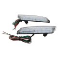 Usonline911 Led Strip Front Bumper Side Marker Lights For 2003-2007 Infiniti G35 Black