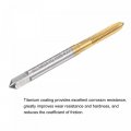 Uxcell Straight Flute Taps M3 5 X 0 6 Metric Left Hand Titanium Coated M35 Cobalt High Speed Steel Machine Tapping Screw Thread