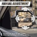 Right Passenger Side Manual Adjustment Led Turn Signal Mirror Compatible With Ford F-150 15-18 8-pins