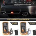 Vipmotoz F1 Style Led Dark Brake Tail Light Lamps Compatible With 2011-2021 Subaru Impreza Wrx Sti Crosstrek Xv Smoked Tinted