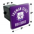 Truman State University Bulldogs Logo Tow Trailer Hitch Cover Plug Insert 2