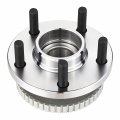 Factory Style Front Wheel Bearing Hub Assembly Compatible With Volvo 940 960 1995 Driver Or Passenger Side Bare Steel