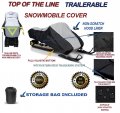 600d Snowmobile Travel And Storage Cover Compatible For 2004-2006 Model Year Polaris 800 Rmk Sleds Slush Mud Protection