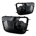 Wj30-0411-12 Driving Fog Lights With Switch And Wiring Kit For 2015 To 2017 Subaru Wrx Halogen Bulbs Bezels Waterproof Chrome 