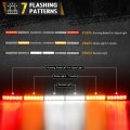 Partsam 36 Rear Chase Light Bar All In One W Turn Signal Brake Reverse Offroad Sand Rails Strobe For Utv Atv Rzr Polaris Can-am