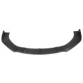 Ikon Motorsports Unadjustable Front Bumper Lip For 59 65 Width Car 3pcs Pp Matte Black Protector 