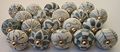 Zoyas Grey White Hand Painted Ceramic Knobs Cabinet Drawer Pull By 12 