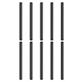 10pcs 1 2 X10 Plumbing Pipe Pre-cut Galvanized Male Threaded Pipes 