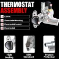 2 8crd Engine Coolant Thermostat Housing Assembly With Sensor For Dodge Jeep011-2012 Cherokee Liberty 2011-2018 Wrangler 2 8l