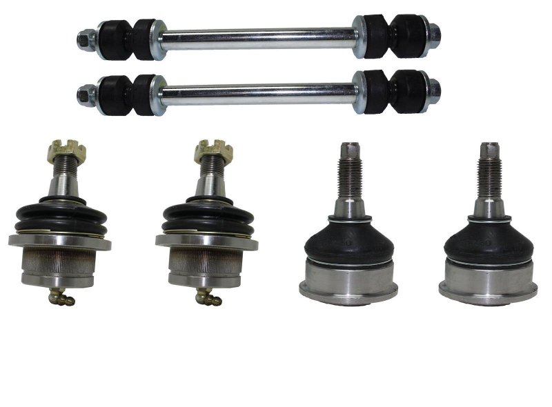 6 Pieces Kit Upper Lower Ball Joints Front Sway Bar End Link Fits Ford Explorer 2002-2006 All Models