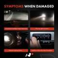 A-premium Headlight Height Level Sensor Compatible With Audi A3 2009-2013 Tt 2008-2009 Fwd Rear Right Passenger Side Replace