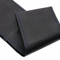 Autoxbert 38cm 15 Genuine Leather Diy Steering Wheel Cover Soft Hand Sewing On Wrap With Needles Thread Fit For Vw Ford Nissan