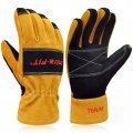 Intra-fit Yellow Unisex Protective Glove 3d Curved Design Heat And Flame Resistant 1 Small Pack 