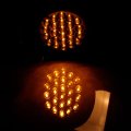 4 Pack In 24 Led Round Trailer Tail Lights Amber Lens Side Marker Clearance Lamps Waterproof Surface Mount For Truck Rv Atv And 