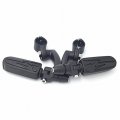 Smt Motorcycle Black Adjustable Highway Peg Mounting Kit Lightning Footrest For V-star Roadstar Suzuki Boulevard Equipped With