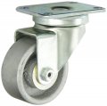 Albion 02ca03023s 3 Diameter Cast Iron Wheel Institutional Swivel Plate Caster Oilex Bearing 3-5 8 Length X 2-1 2 Width Base 