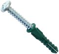 Hard-to-find Fastener 014973304676 Ribbed Plastic Anchors With Screws 12-14-16-inch 50-piece 