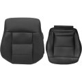 Driver Side Bottom Replacement Seat Cover Top Lean Back Black Leather For Mercedes Benz E-class E200 E250 E300 E350 2010 2011 