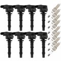Ocpty 8 Ignition Coils With Iridium Spark Plugs Fits Uf535 Uf585 959 For Dodge Mercedes-benz Sprinter 2500 3500 C280 C350 Cl550